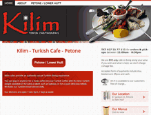 Tablet Screenshot of kilim.co.nz